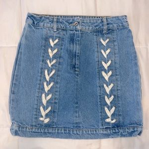 Endless Rose x Revolve: Jean Mini Skirt